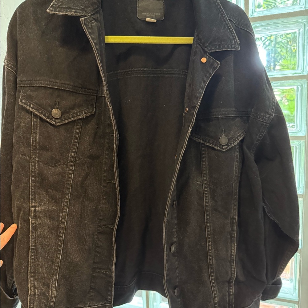 American Eagle Outfitters Dark Denim Jacket